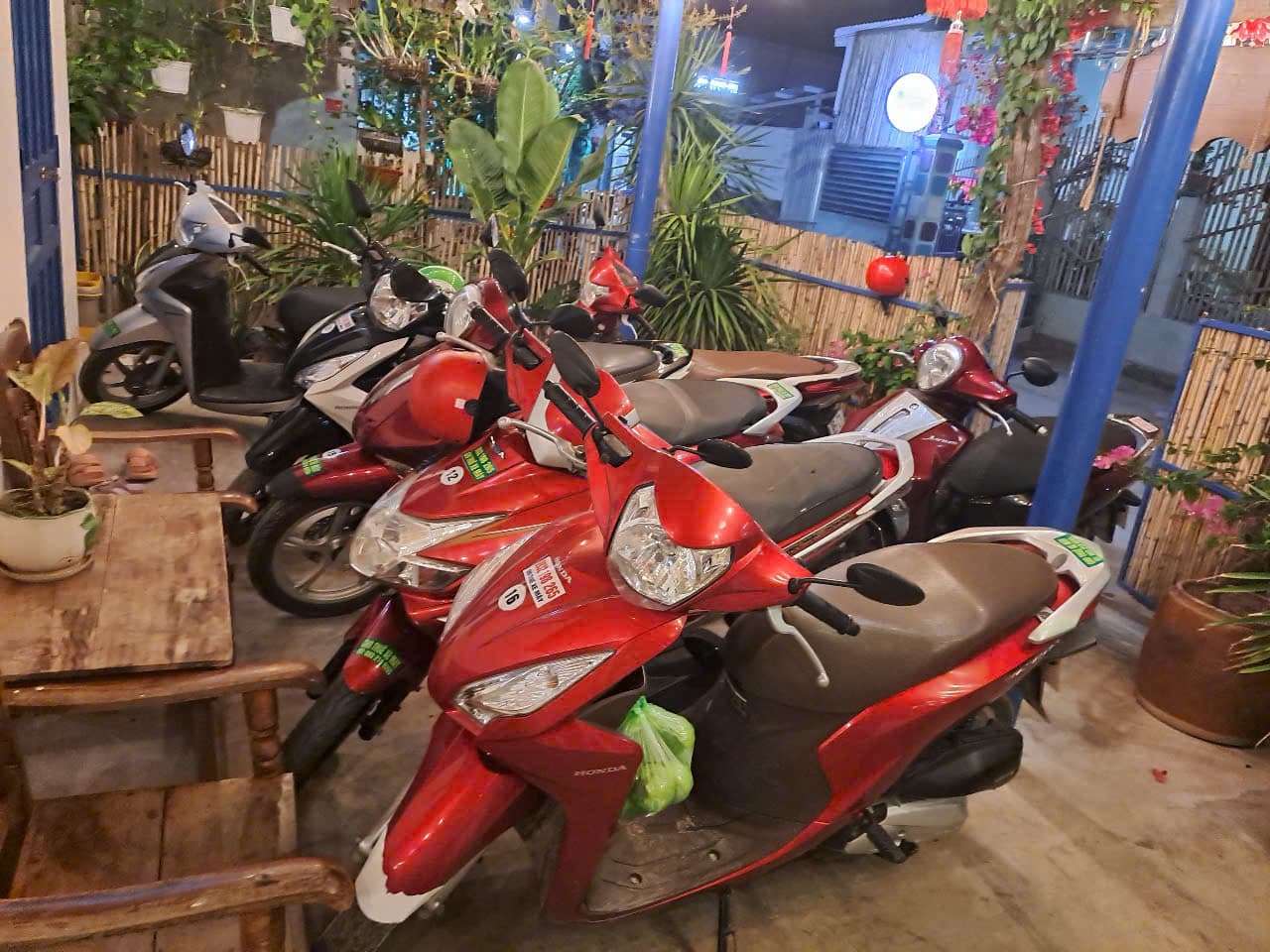 Dàn xe tay ga Honda Vision cho thuê tại Vĩnh Hy